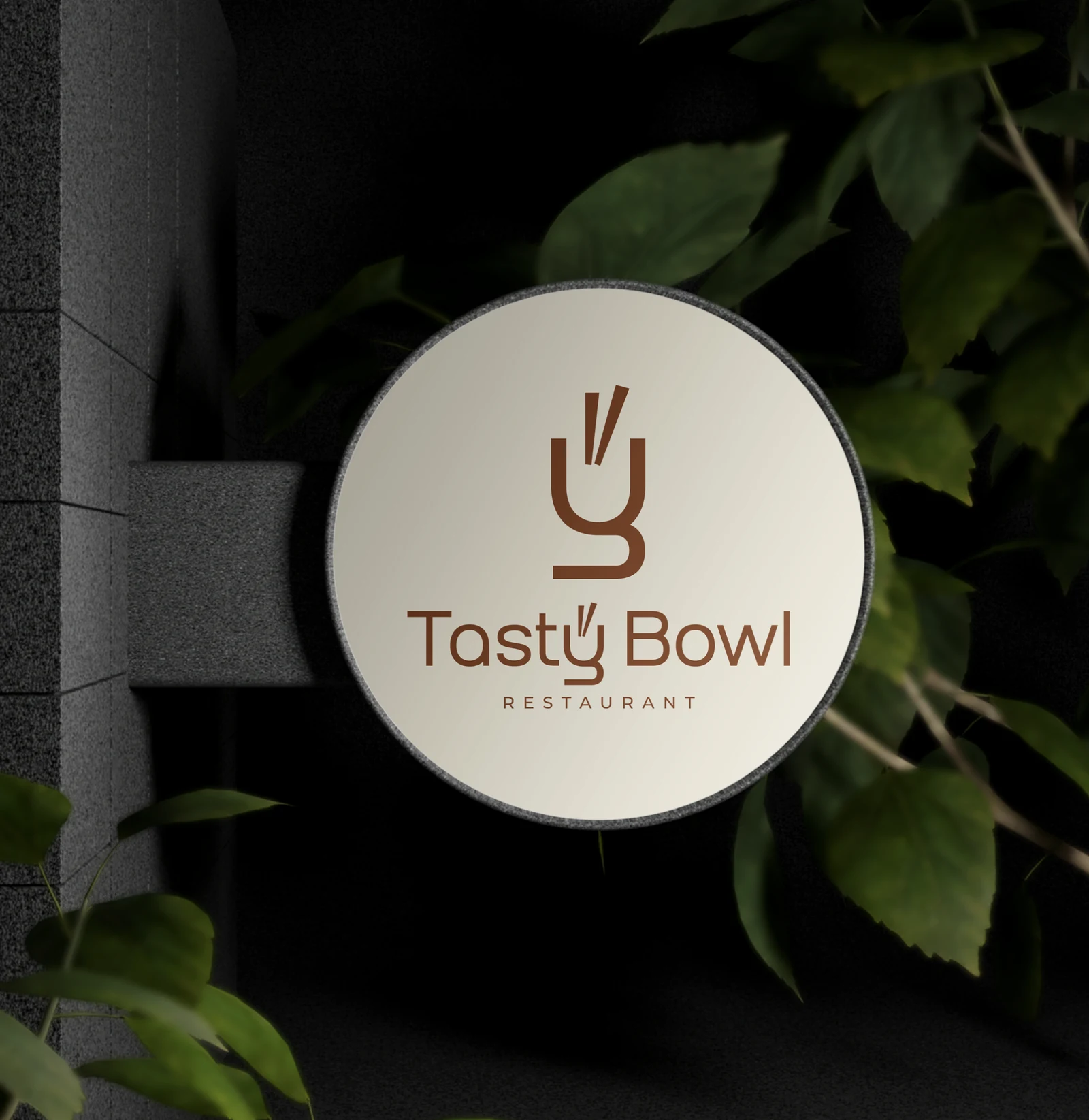 Tasty Bowl restaurant signage