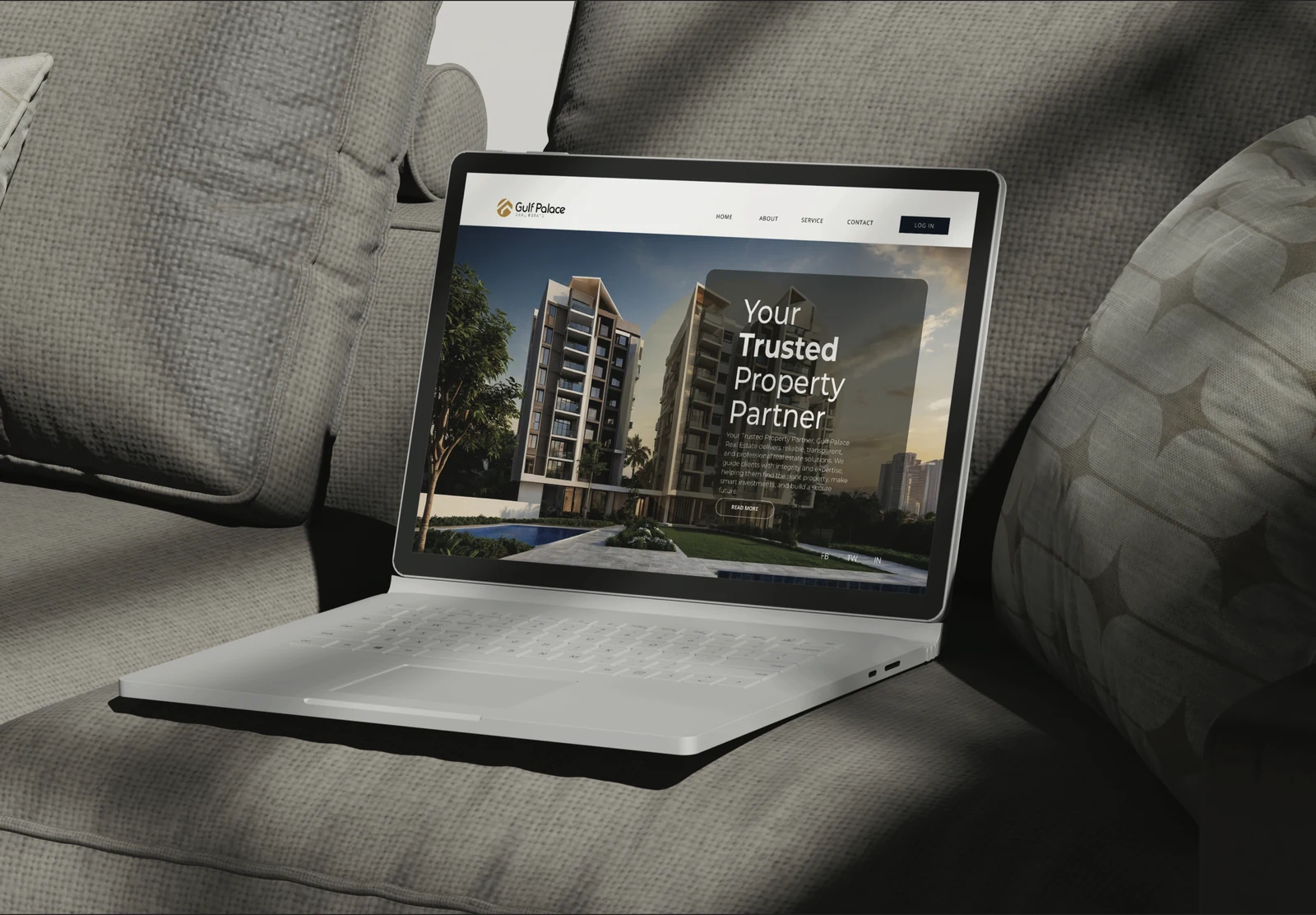 Real estate website presentation