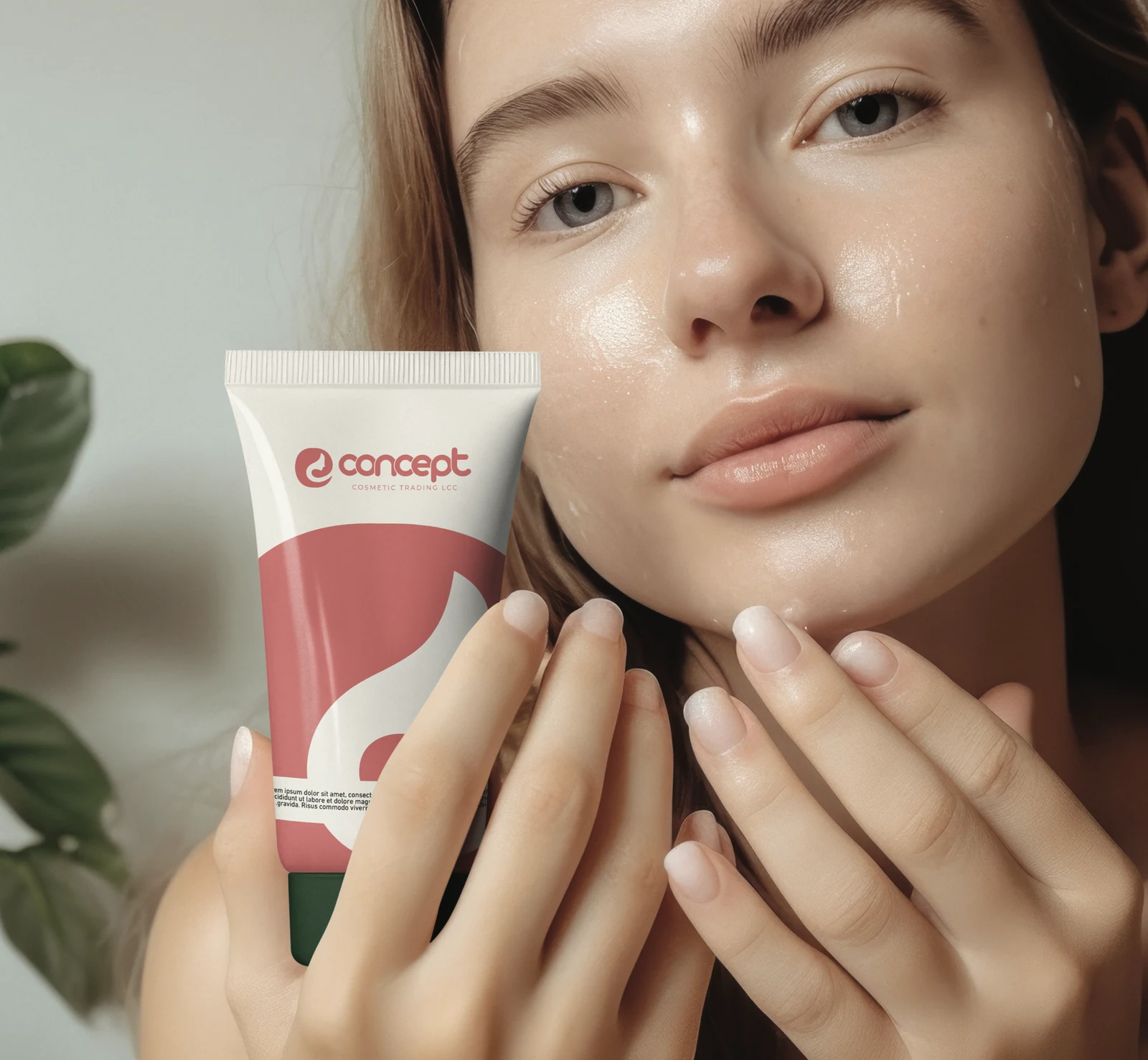 Skincare product branding