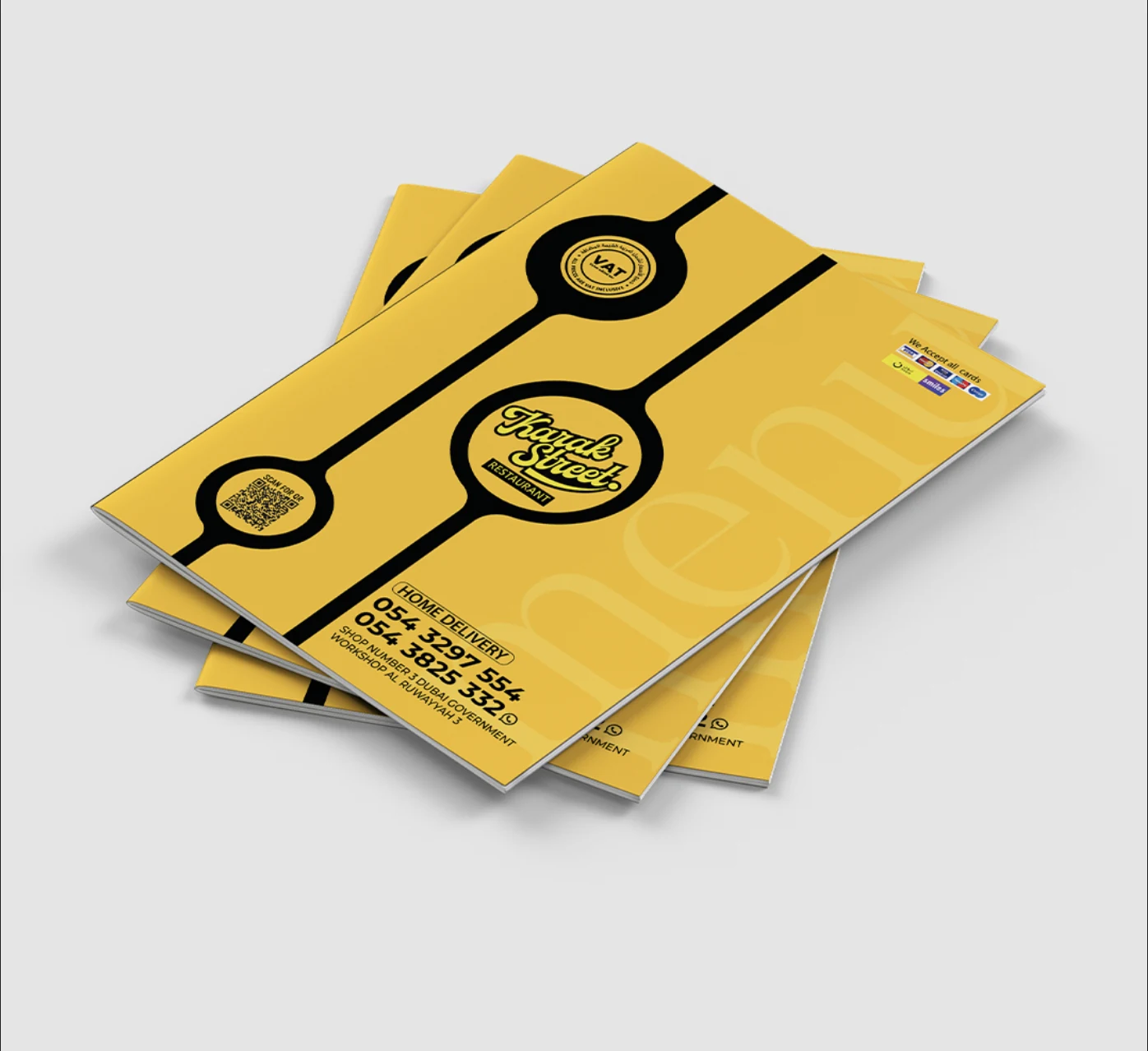 Restaurant menu design