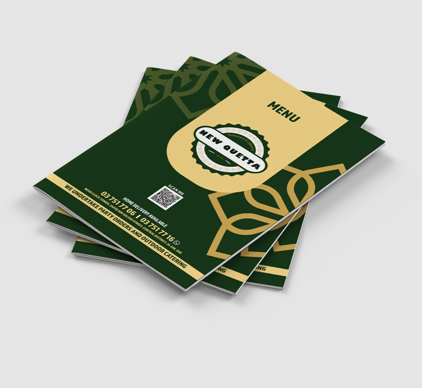 New Quetta menu design