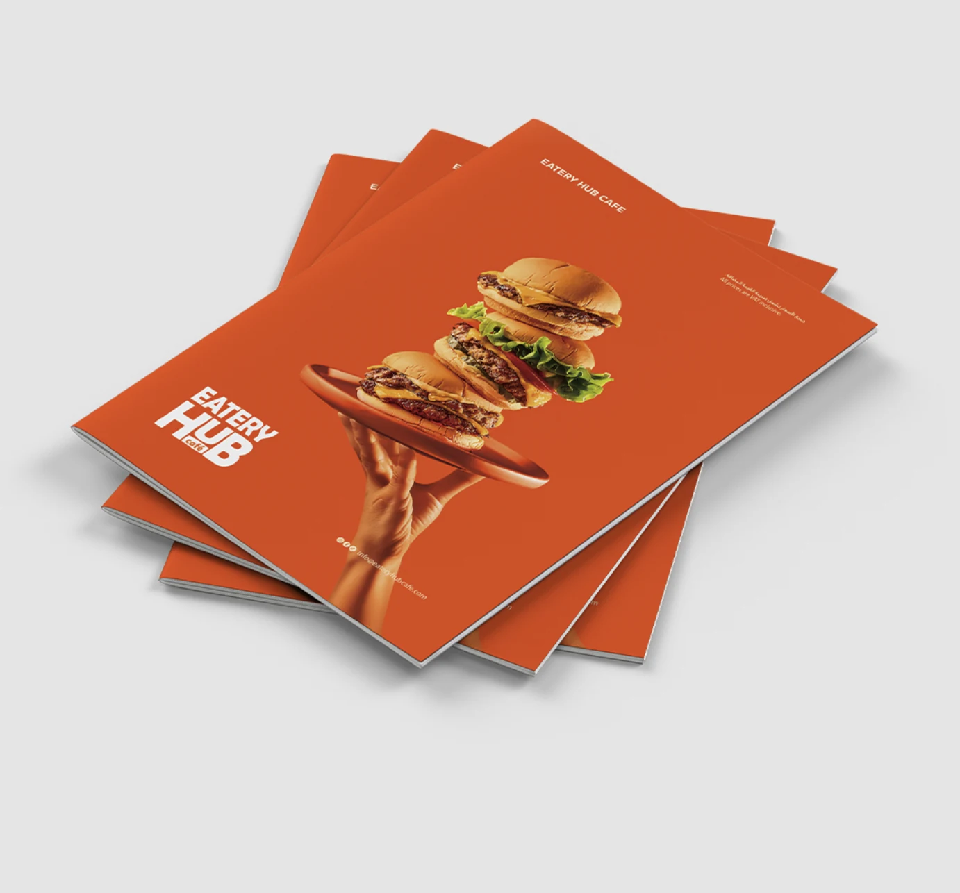 Eatery Hub menu design